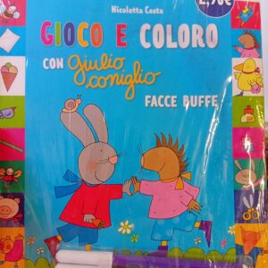 Gioco e Coloro con Giulio coniglio.